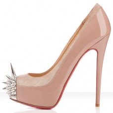 Christian Louboutin Asteroid 140mm platformschoenen in nude