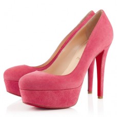 Christian Louboutin Bianca 120mm Platforms Rose Parijs