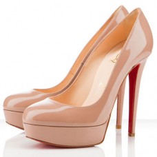 Christian Louboutin Bianca 140mm platformschoenen in nude