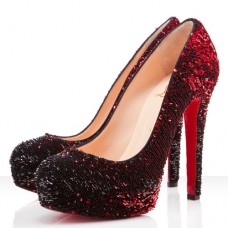 Christian Louboutin Bianca 140mm platformschoenen rood