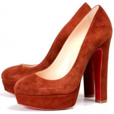 Christian Louboutin Bianca 140mm platformschoenen bruin