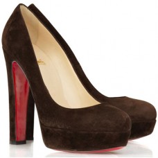 Christian Louboutin Bianca 140mm platformschoenen in chocoladebruin