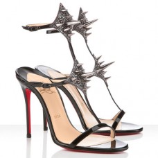 Christian Louboutin Lady Max 100mm sandalen zwart Christian Louboutin Lady Max 100mm sandalen zwart