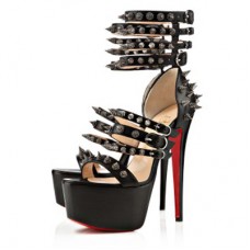 Christian Louboutin Botticellita 160mm sandalen zwart