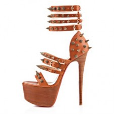 Christian Louboutin Botticellita 160mm Sandalen Fauve