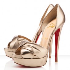Christian Louboutin Volpi 140mm Sandalen Platine