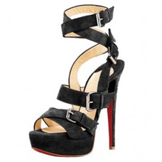 Christian Louboutin Toutenkaboucle 140mm Sandalen Zwart
