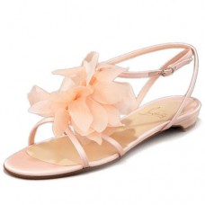 Christian Louboutin Petal Crepe Sandalen Roze
