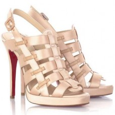 Christian Louboutin Paquita 120mm sandalen in blushkleur