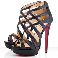 Christian Louboutin Balota 140mm sandalen zwart