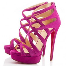Christian Louboutin Balota 140mm Sandalen Rose Matador