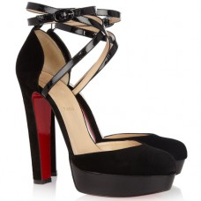 Christian Louboutin La Favorita 140mm sandalen zwart Christian Louboutin La Favorita 140mm sandalen zwart