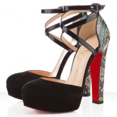 Christian Louboutin La Favorita 140mm sandalen groen