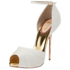 Christian Louboutin Armadillo Bride 120mm sandalen wit Christian Louboutin Armadillo Bride 120mm sandalen wit