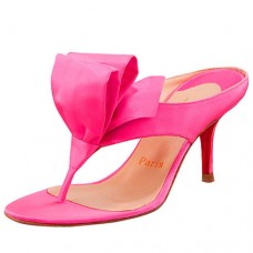 Christian Louboutin Tulp Thong 80mm sandalen roze
