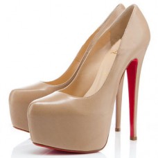 Christian Louboutin Daffodile 160mm platformschoenen in nude