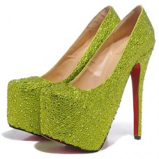 Christian Louboutin Daffodile 160mm platformschoenen groen