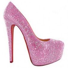 Christian Louboutin Daffodile 160mm platformschoenen in roze