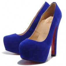 Christian Louboutin Daffodile 160mm platformschoenen in blauw