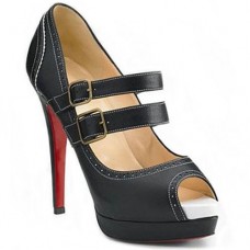 Christian Louboutin Lillian 140mm Mary Jane pumps zwart