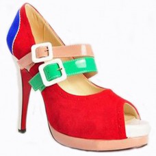 Christian Louboutin Lillian 140mm Mary Jane pumps, meerkleurig