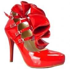 Christian Louboutin Dillian 120mm Mary Jane pumps rood Christian Louboutin Dillian 120mm Mary Jane pumps rood