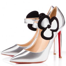 Christian Louboutin Pensee 120mm Mary Jane pumps zilver
