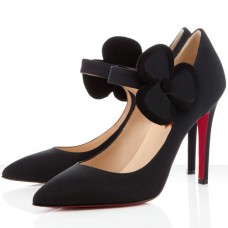 Christian Louboutin Pensee 100mm Mary Jane pumps zwart Christian Louboutin Pensee 100mm Mary Jane pumps zwart