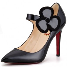 Christian Louboutin Pensee 100mm Mary Jane pumps zwart