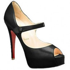 Christian Louboutin No Barre 140mm Mary Jane pumps zwart