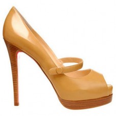Christian Louboutin No Barre 140mm Mary Jane pumps bruin