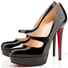 Christian Louboutin Relika 140 mm Mary Jane pompen zwart
