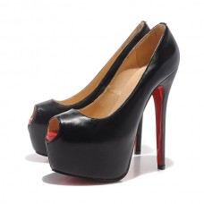 Christian Louboutin Highness 160mm Peep Toe Pumps Zwart