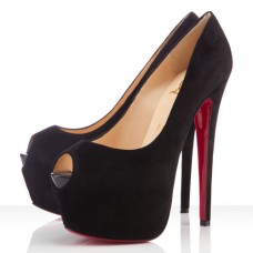 Christian Louboutin Highness 160mm Peep Toe Pumps Zwart