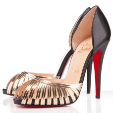 Christian Louboutin Corpus 120mm Peep Toe Pumps Zwart