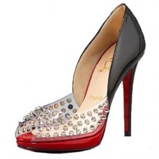 Christian Louboutin Engin 120mm Peep Toe Pumps Zwart