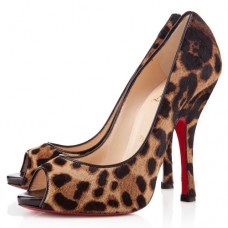 Christian Louboutin Maryl 120mm Peep Toe Pumps Luipaardprint Christian Louboutin Maryl 120mm Peep Toe Pumps Luipaardprint