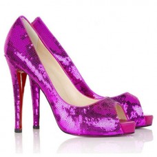 Christian Louboutin Very Prive 120mm Peep Toe Pumps Parme Christian Louboutin Very Prive 120mm Peep Toe Pumps Parme