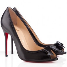 Christian Louboutin Milady 100mm Peep Toe Pumps Zwart