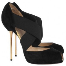 Christian Louboutin Big Dorcet 120mm Peep Toe Pumps Zwart