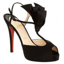 Christian Louboutin Ernesta T-band 100mm Speciale gelegenheid Zwart Christian Louboutin Ernesta T-band 100mm Speciale gelegenheid Zwart