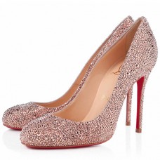 Christian Louboutin Fifi Strass 100mm Special Occasion Nude Christian Louboutin Fifi Strass 100mm Special Occasion Nude
