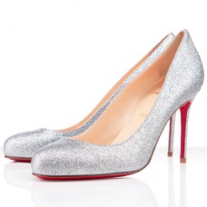 Christian Louboutin Fifi 80mm pumps zilver