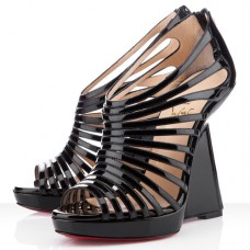 Christian Louboutin Disqueen sleehakken van 120 mm, zwart