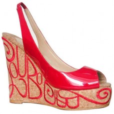 Christian Louboutin Marpop sleehakken van 120 mm, rood Christian Louboutin Marpop sleehakken van 120 mm, rood