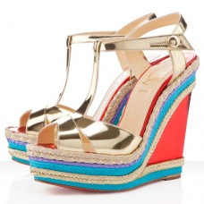 Christian Louboutin Trotolita 140 mm wiggen Platine Christian Louboutin Trotolita 140 mm wiggen Platine