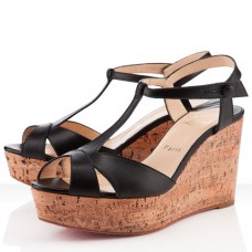 Christian Louboutin Marina Liege sleehakken van 100 mm, zwart