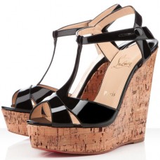 Christian Louboutin Marina Liege sleehakken van 140 mm, zwart Christian Louboutin Marina Liege sleehakken van 140 mm, zwart