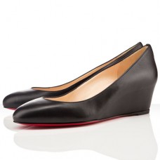 Christian Louboutin New Peanut 40mm sleehakken zwart Christian Louboutin New Peanut 40mm sleehakken zwart