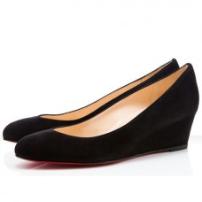Christian Louboutin New Peanut 40mm sleehakken zwart Christian Louboutin New Peanut 40mm sleehakken zwart